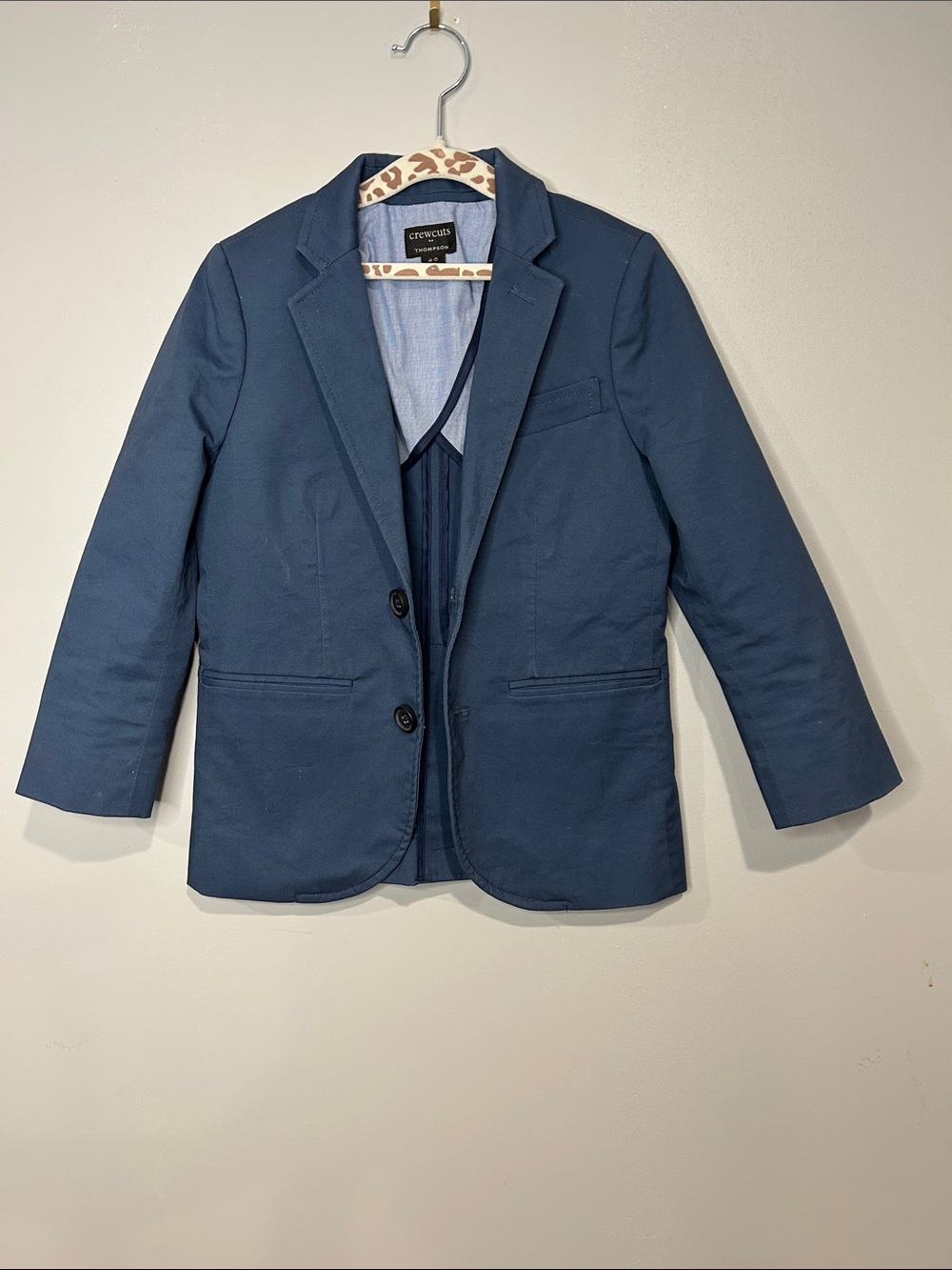 Crewcuts Navy Lightweight Blazer Jacket